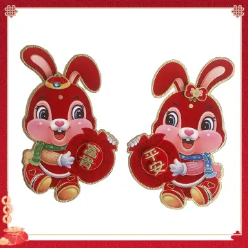 Chinese New Year Decorations 2023 Year of the Rabbit Decorations