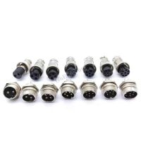 [LDMD] 1 set GX16 2P 3P 4P 5P 6P 7P 8 9 Pin Male Female Circular Aviation Connector GX 16 Socket amp; Plug Aviation Wire Panel Connectors