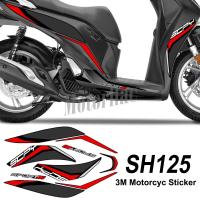 ชุดสติกเกอร์มอเตอร์ไซค์สำหรับฮอนด้า SH125 SH 125 3M,อุปกรณ์ตกแต่งกันน้ำ