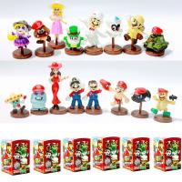 10pcs Super Mario bros Odyssey game figurine Mario pvc action toy figure collection blind box figure model dolls for kids gifts