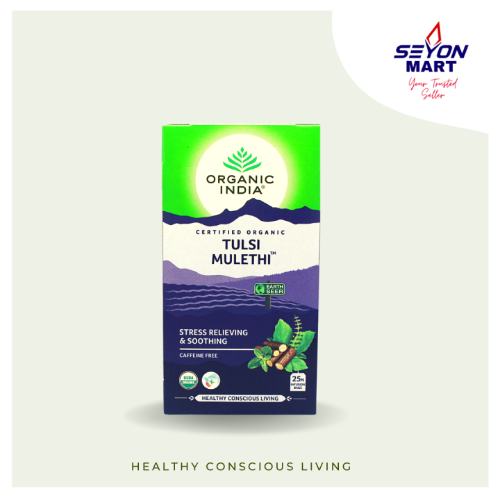 Organic India Tulsi Mulethi (Licorice Root) Tea Lazada