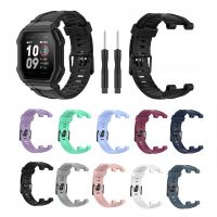 ☼✐♟ Pasek silikonowy do Amazfit Ares smartband z zegarkiem wymiana bransoletki dla Xiaomi Huami Amazfit Ares A1908 pasek na nadgarstek