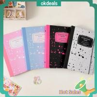 OKDEALS School Supplies Photo Card Collect Book Idol Pictures Storage Card Holder Movie Ticket Collection Photo Album A5 Binder Book Chasing Stars