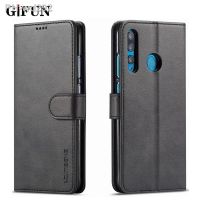 Cases For Honor 8X 9X Cover Case Luxury Vintage Magnetic Closure Wallet Flip Plain Leather Phone Bags For Huawei Honor 8 X Coque