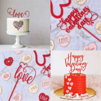 Valentines Day Acrylic Cake Topper Acrylic Cake Topper Red Decor Cake Topper New Style Cake Topper Valentines Day Cake Topper