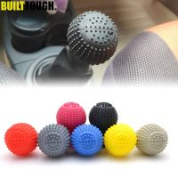 ☏♧♂ 1Pc Car Auto Round Silicone Gear Shift Knob Cover Manual Automatic Non slip Lever Shifter Knobs Case Protector Bump Stick Jarket