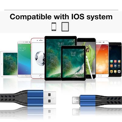 2M 3.5A Aluminum Alloy Leaf Shape ided Fast Charging Data Line Lightning Micro USB Type-C Cable