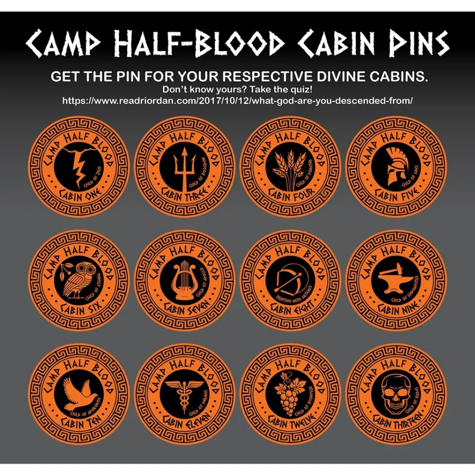 Camp Half Blood Cabins