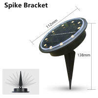 Solar Powered Outdoor Underground Lamps IP65 Monocrystalline silicon RGB Colorful Decor Garden Path No Wire Lawn Pool View Light