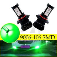 Yaagoo หลอดไฟ Led แบบ Smd 9006 106สำหรับรถยนต์หลอดไฟตัดหมอกสีเขียวสูงสำหรับ Hb4รถบรรทุก2x