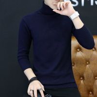 CODAndrew Hearst New Autumn Mens Sweaters Casual Male turtleneck Mans Black Solid Knitwear Slim Fit Brand Clothing Sweater