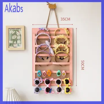 Hair Bows Organizer Wall Hanging Large Capacity Headband Holder Hair Clip  Storage Hanger Space Saving Accessory For Girl Room