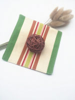 free shipping Canvas color striped table mat simple insulation pad home daily coaster placemat