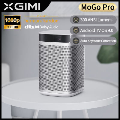 [พร้อมส่ง]XGIMI MoGo Pro Mini โปรเจคเตอร์แบบพกพา Screenless TV 1080P Android TV 9.0 Full HD DLP 10400mAh แบตเตอรี่ WiFi บลูทูธ 300 Ansi