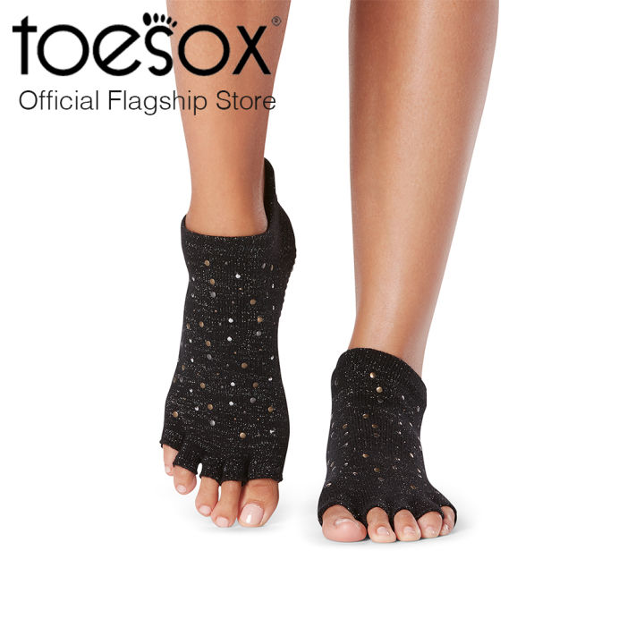 ToeSox โทซอคส์ ถุงเท้ากันลื่นแยกนิ้วโลวไรซ์ รุ่น Low Rise เปิดนิ้วเท้า