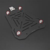 Universal Rear Luggage Case Tail Top Box Helmet Trunk Bracket Base Plate Bushing Pad Buckle Spacers Motorcycle Accessories