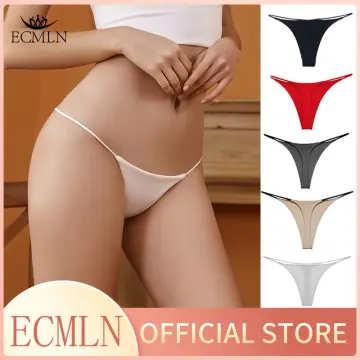 Warmsteps Women's Panties Plus Size Silk Underwear For Woman Bikini Panty  Female G-string Thong Sexy T-back Lingerie Low Waist