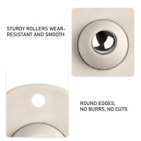 4PCS Universal Pulley Caster Wheels Swivel Caster Box Skate Cabinet Roller Self-Adhesive Rotating Wheels for Furniture Furniture Protectors  Replaceme