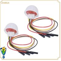 ZHIMUA 2pcs BH1750FVI เซ็นเซอร์ไฟส่องสว่าง DC 5V BH1750 โมดูลเซ็นเซอร์ความเข้มของแสง โมดูลเซ็นเซอร์แสง ดิจิตัล ลูกบอลความเข้มของแสง Arduino สำหรับเด็ก