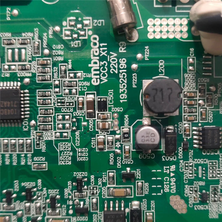 ตู้เย็นเมนบอร์ดตู้เย็นอินเวอร์เตอร์-pcb-board-controling-modeul-vcc3-x11193525196-r9สำหรับ-haier-repair-parts