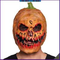 Adult Latex Pumpkin Head Mask Scary Halloween Costume Party Horror Fancy Dress