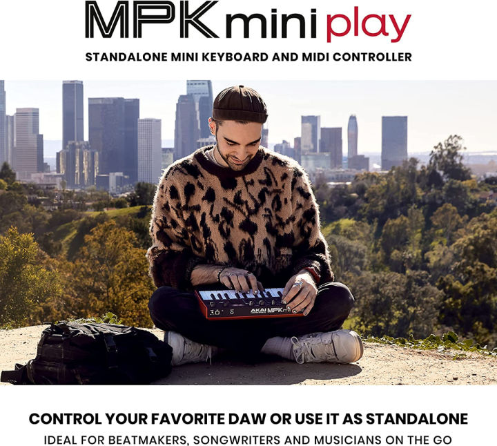 akai-professional-mpk-mini-play-mk3-midi-keyboard-controller-with-built-in-speaker-and-sounds-plus-dynamic-keybed-mpc-pads-and-software-suite-mpk-mini-play-mk3-keyboard-only