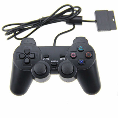 ตัวควบคุมเกม Gamepad การเชื่อมต่อแบบใช้สายสำหรับ PS2