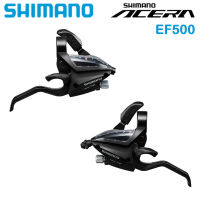 SHIMANO ST EF500 S Hifter 3วินาที7วินาที8ความเร็ว EZ FIRE PLUS ก้านเบรกที่มีหน้าต่าง MTB จักรยานเสือภูเขาคันเกียร์พอดี EF51
