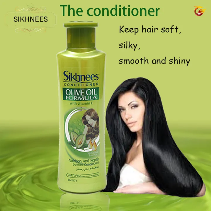 Sikhnees] Olive Oil hair gel 500ml Olive Oil Formula Conditioner &  Nutrition Shine & Repair | Lazada PH