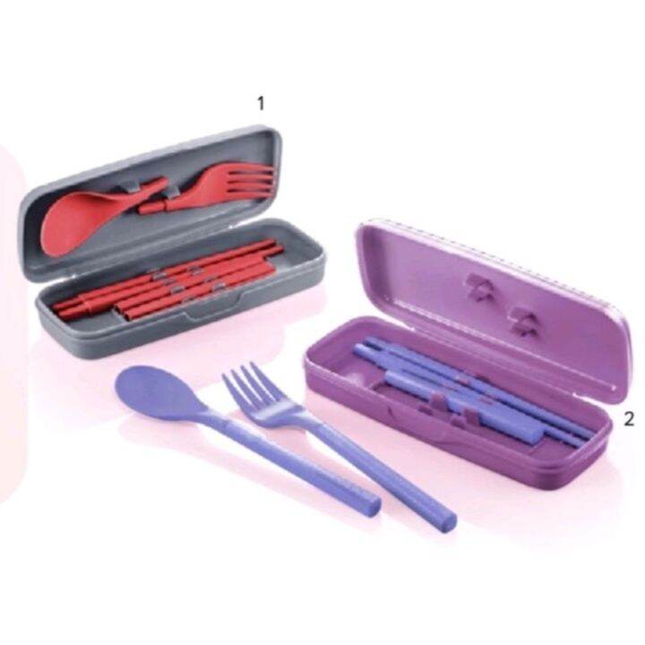 Tupperware Portable Cutlery Set Lazada