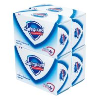 พร้อมจัดส่ง เซฟการ์ด สบู่แอนตี้แบคทีเรีย เพียว ไวท์ 80 กรัม x 4 ก้อน Safeguard Pure White Antibacterial Bar Soap 80g x 4 Bars โปรโมชั่นพิเศษ มีเก็บเงินปลายทาง