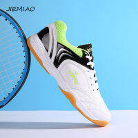 JIEMIAO New Classics Style Professional Tennis Shoes Top Quality Comfortable Male Sneakers Breahtable Lace Up Badminton Shoes