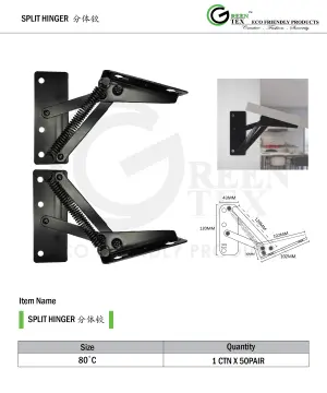 Cheap 1/2/4 Pcs Self-Locking Hinges Hardware 2.5mm Cabinet Hinge High  Quality Sofa Bed Lift Support Chair