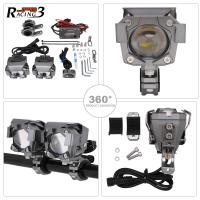 รถจักรยานยนต์สากล LED ไฟหน้าสปอตไลเสริมไฟตัดหมอกสำหรับ BMW R1200GS F800GS ADV สำหรับ Yamaha MT07 MT09สำหรับ CRF1000L