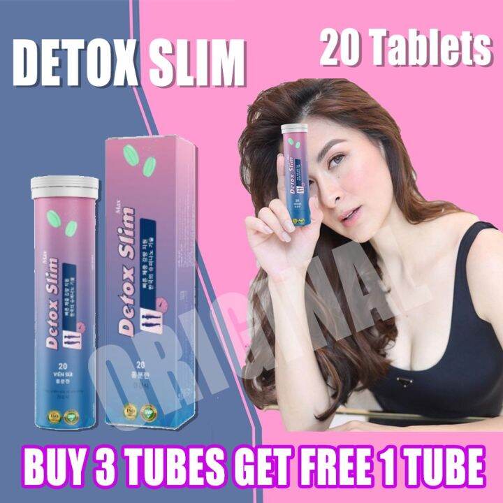 Original Detox Slim Plus Slimming Effervescent Tablets Detox Slim