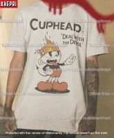 ?ส่งด่วน ฮิตมว๊าก?เสื้อยืด Unisex เสื้อคู่ Cotton TC รุ่น Cuphead 1 แบรนด์ Khepri ผ้านุ่ม ไม่หด รีดทับลายได้ ระวังของปลอม!