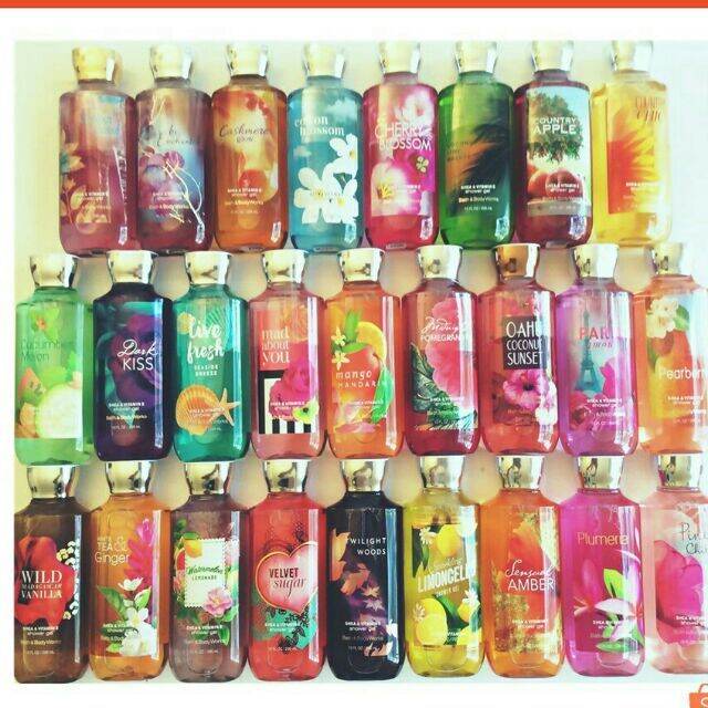 ในสต็อกในร้านของเรา ของแท้ 100 เจลอาบน้ำ Bath And Body Works Shower Gel