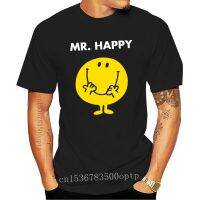 Men T Shirt Mr Happy Basic hir long sleeve Cool Casual pride New Fashion Loose Size op ajax  Cotton Tee O-neck Summe