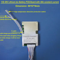 202148V 13S PCB board 54.6V with 30A 40A constant discharge current and bms with on off switch for lithium 18650 or BMS