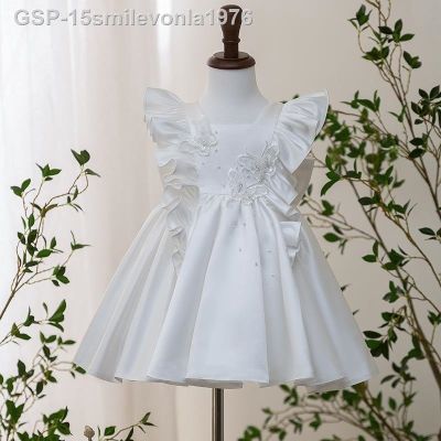 ❉ 15smilevonla1976 Vestido Elegante De Flor Para Bebé Vestidos Noiva Infantis Baile Braniva Cos Festa 2023