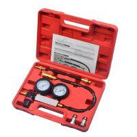 1 Set Engine Leakdown Detection Compression Tool TU-21 Double Gauge Petrol Detection Tool