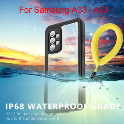 IP68 Kalis Air Kes untuk Samsung Galaksi A33 A53 A23 A13 A34 A54 Kes Efon 5G