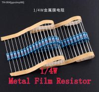 ■♂❧ (100pcs) 100k ohm 1/4W 100k Metal Film Resistor 100kohm 0.25W 1 ROHS