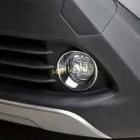 Chrome Car Front Fog Light Lamp Cover Ring Trims For Toyota Corolla Cross 2021 2022 2023