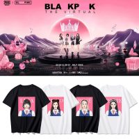 【ขายดี】เสื้อยืด ผ้าฝ้าย พิมพ์ลายการ์ตูน BLACKPINK สไตล์เกาหลี ญี่ปุ่น โปรโมชั่น s-5xl o