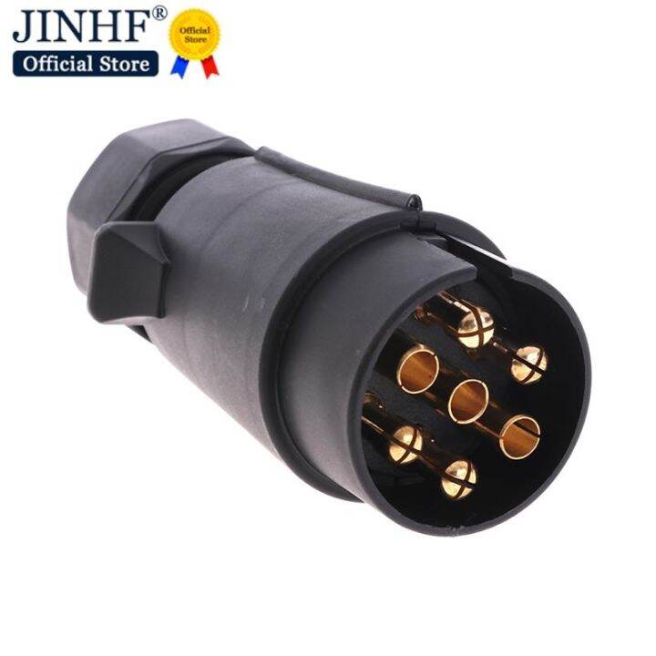 lz-๑-hot-sale-electric-trailer-plug-n-type-12v-7-pin-wiring-connector-adapter-car-accessories