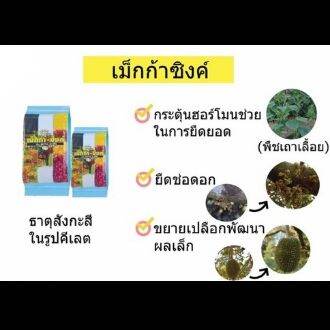 giffarine-กิฟฟารีน-เม็กก้า-ซิงค์-ธาตุสังกะสี-ปุ๋ย-ไม้ผล-ดูดซึมทั้งทางรากและใบ-ไม่ตกตะกอน