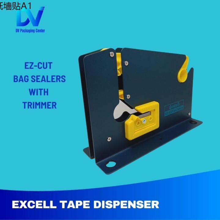 EXCELL Tape Dispenser (EZCUT Bag Sealers with Trimmer)♜ Lazada PH