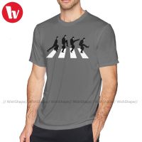 Abbey Road T Shirt Abbey Walks T-Shirt Short-Sleeve 100 Percent Cotton Tee Shirt Funny Streetwear Tshirt