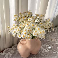 hot【cw】 30 Heads Artificial Flowers Bouquet for Garden Wedding Supplies Decoration Outdoor Fake Vase Ornaments